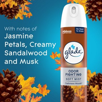Glade Air Freshener Room Spray - Cashmere Woods, 7.3 oz