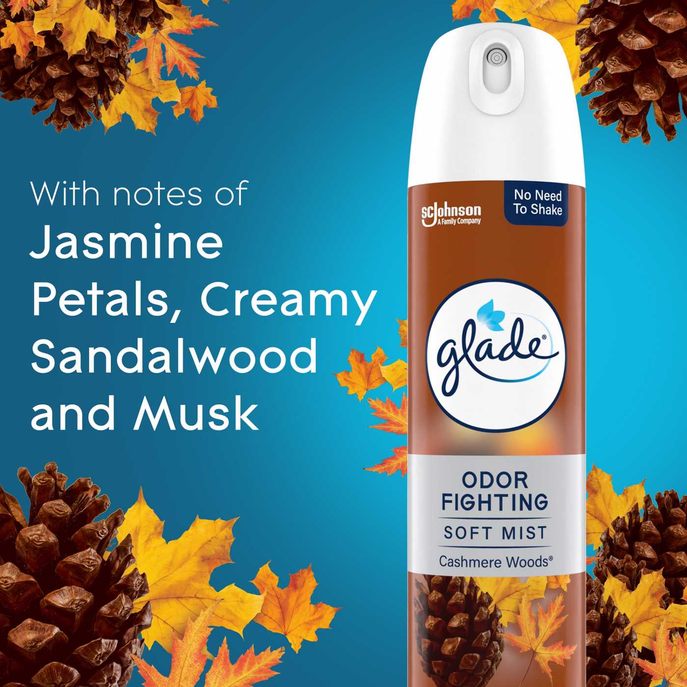 Glade Air Freshener Room Spray - Cashmere Woods; image 9 of 11