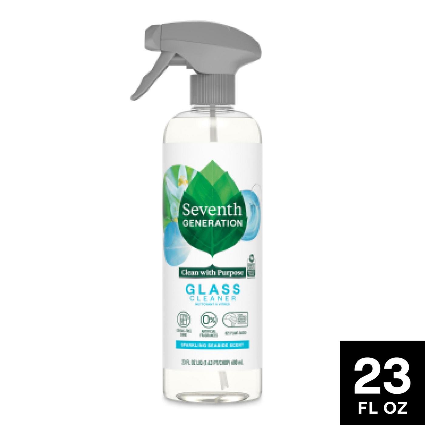 Seventh Generation Sparkling Seaside Glass Cleaner Spray; image 2 of 8