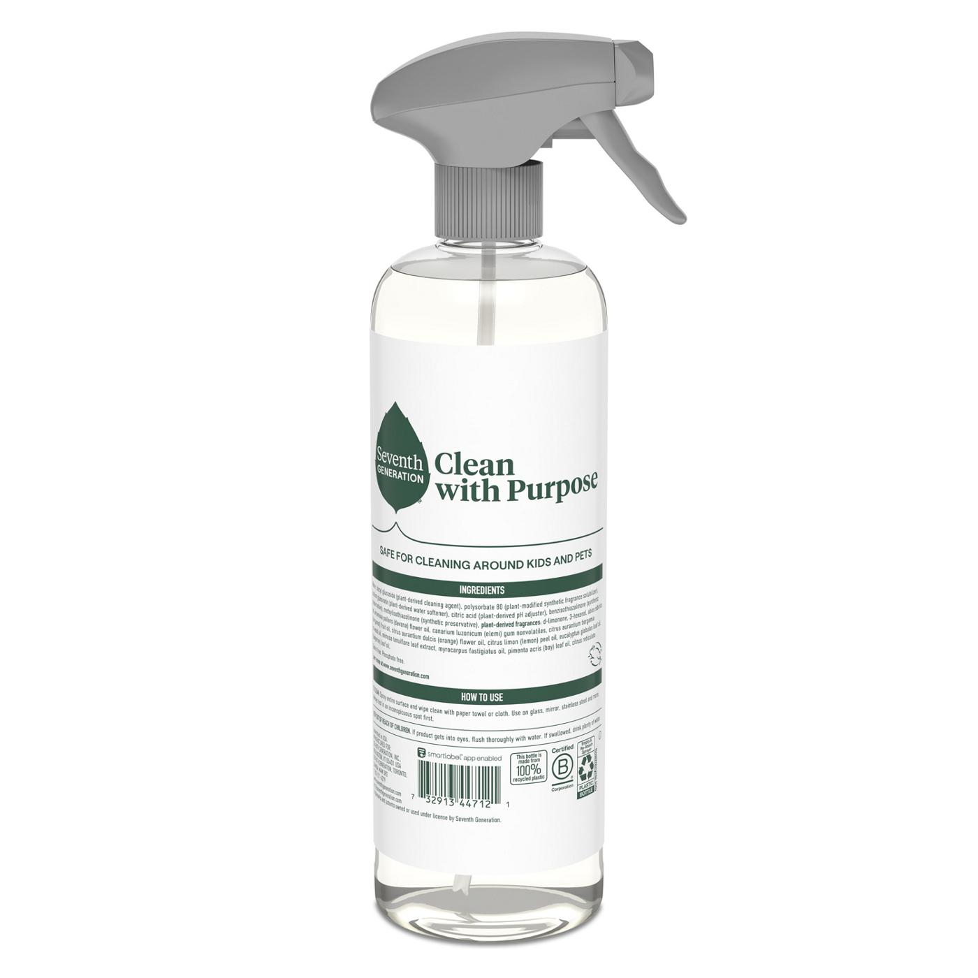 Seventh Generation Sparkling Seaside Glass Cleaner Spray; image 2 of 8