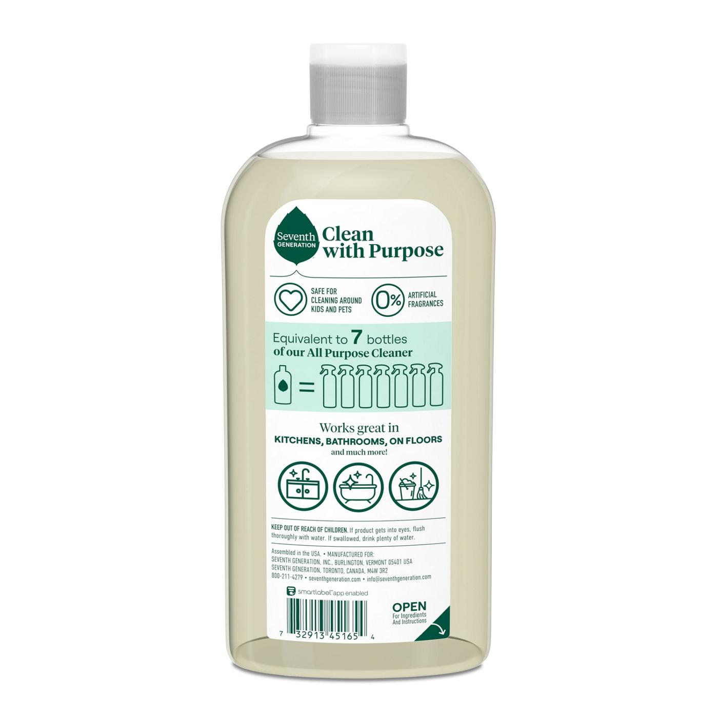 Seventh Generation Multi Surface Cleaner Concentrate - Lemon Chamomile; image 3 of 3