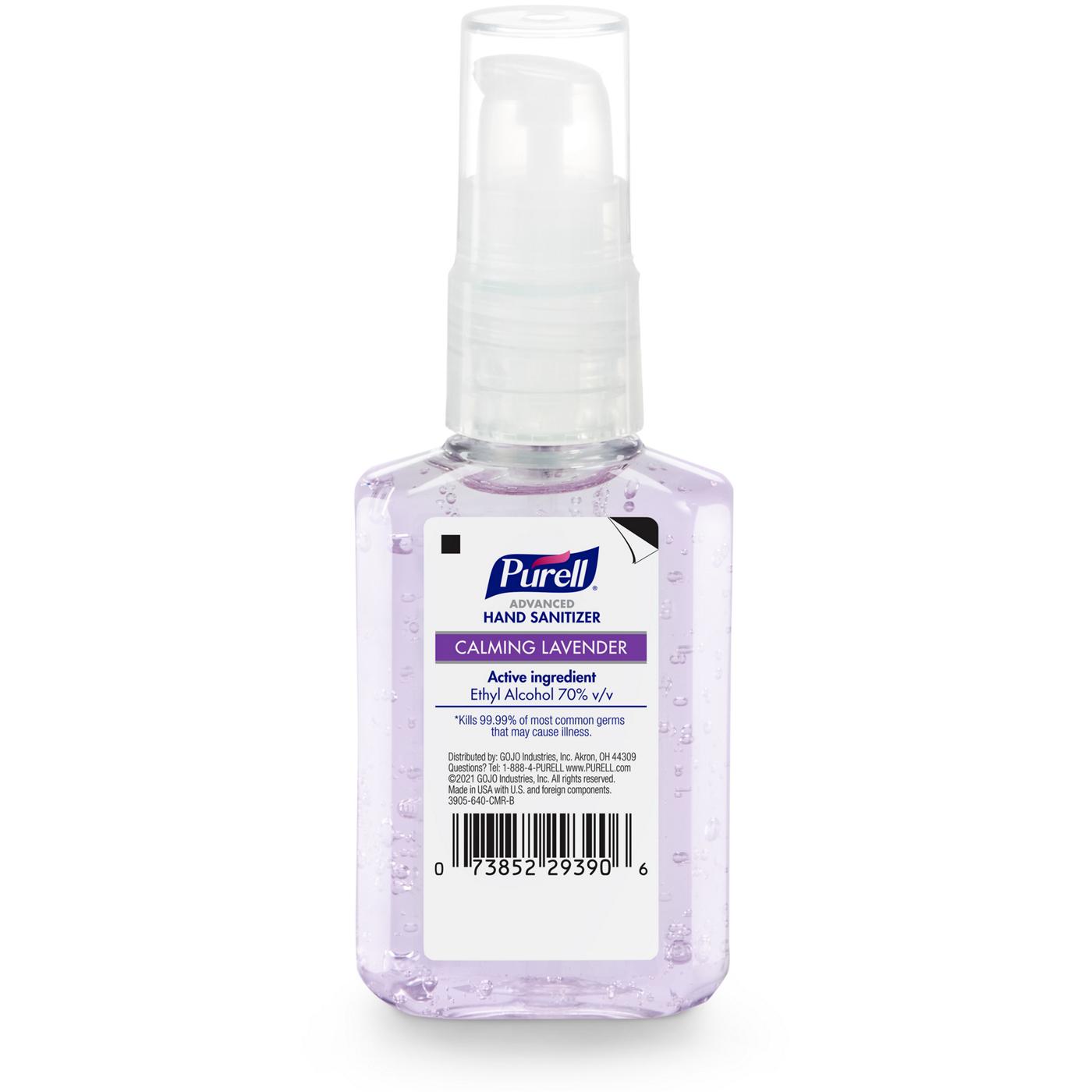 Purell Travel Size Advanced Hand Sanitizer - Calming Lavender Gel; image 5 of 6