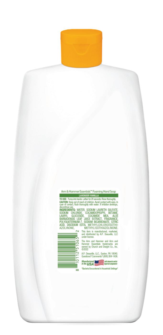 Arm & Hammer Foaming Hand Soap Refill Lavender Vanilla Shop Hand