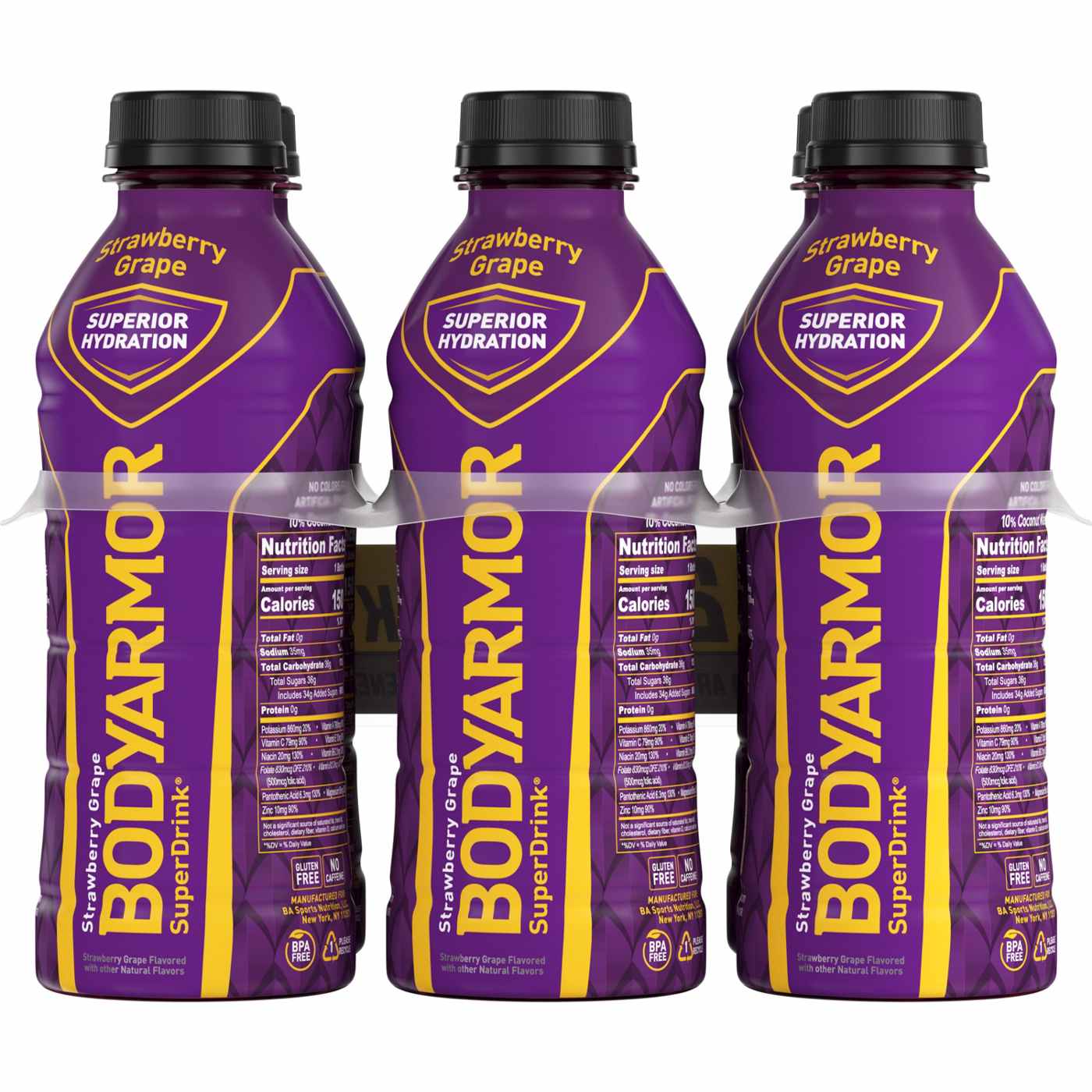 BODYARMOR Bodyarmor Superdrink Strawberry Grape Bottles; image 4 of 7