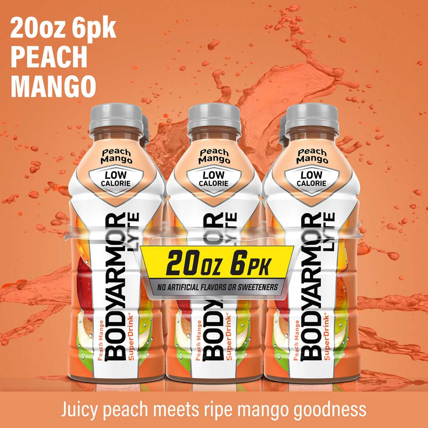 BODYARMOR Lyte Peach Mango; image 2 of 7