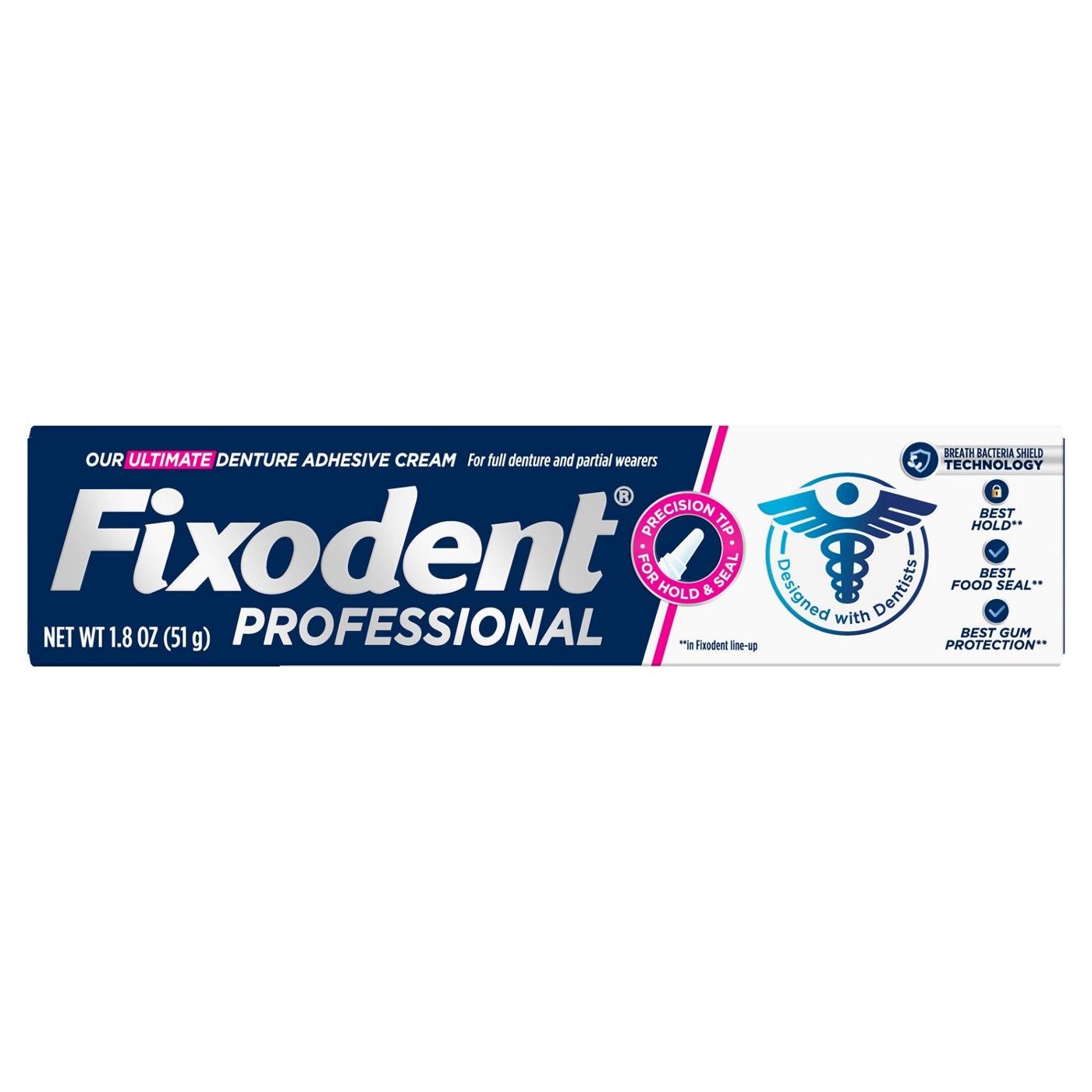 Fixodent Professional Ultimate Denture Adhesive Cream - 1.8 oz, 2 pk