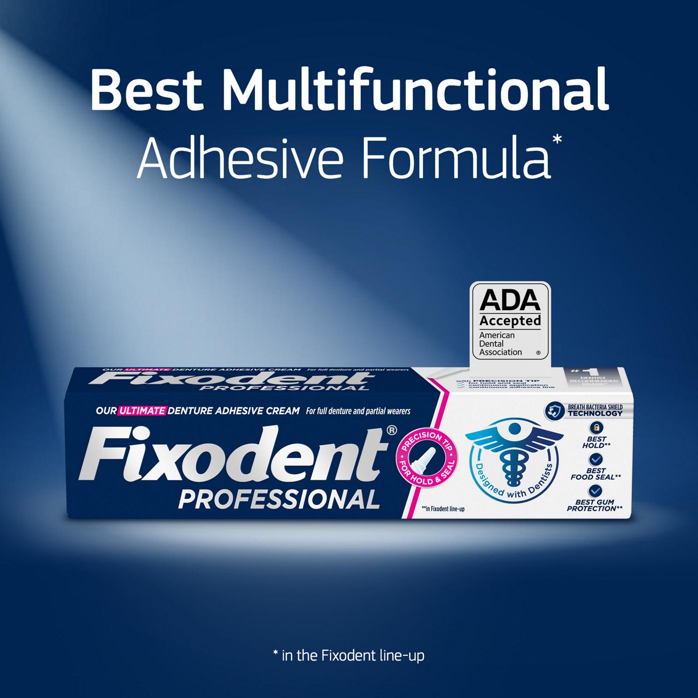 Fixodent Professional Ultimate Denture Adhesive Cream; image 2 of 10