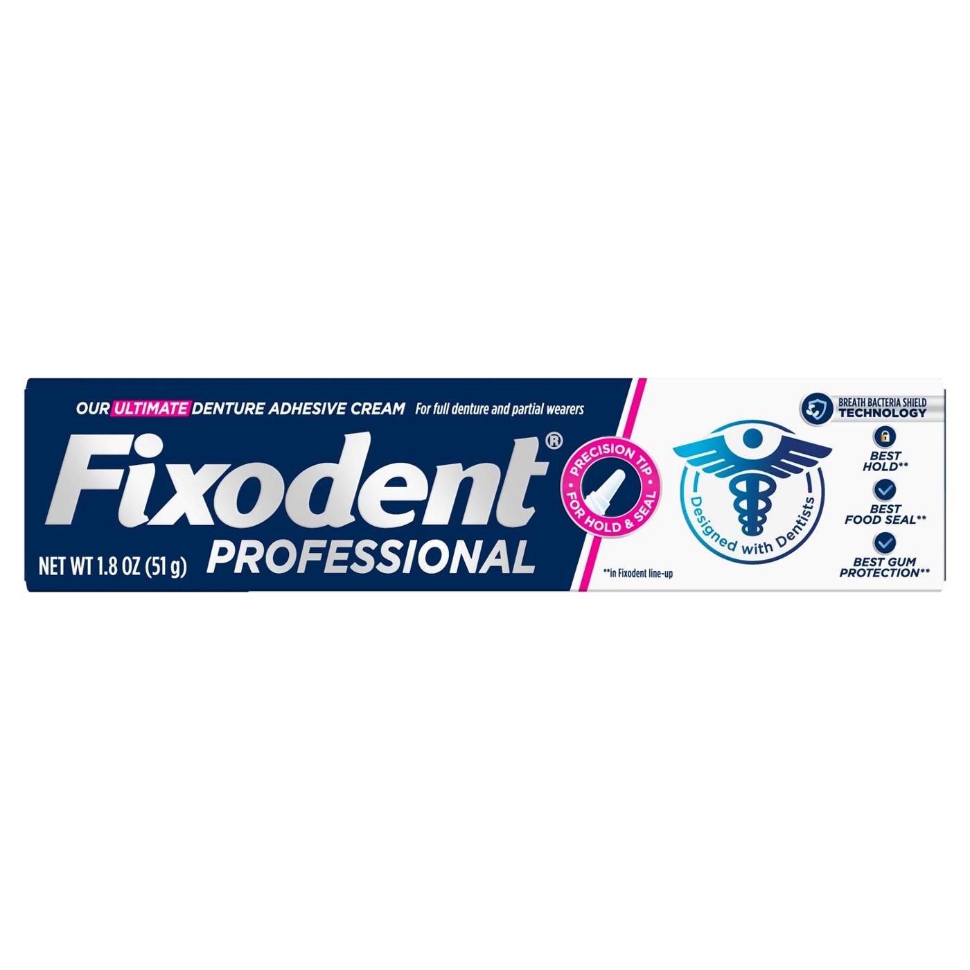 Fixodent Professional Ultimate Denture Adhesive Cream; image 4 of 10