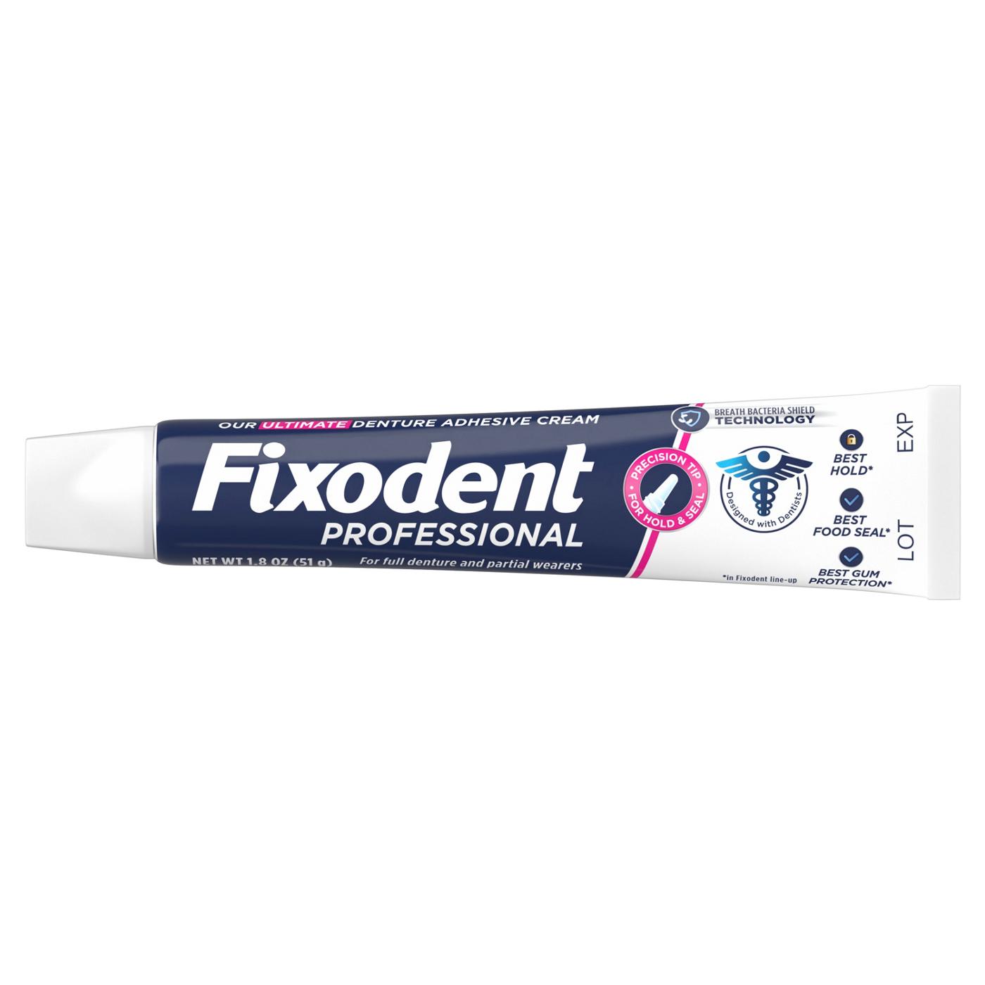 Fixodent Professional Ultimate Denture Adhesive Cream; image 9 of 10