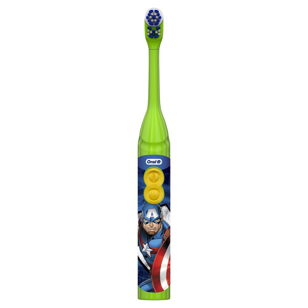 Oral-B Kid's Battery Toothbrush Featuring Marvel's Avengers - Soft ...