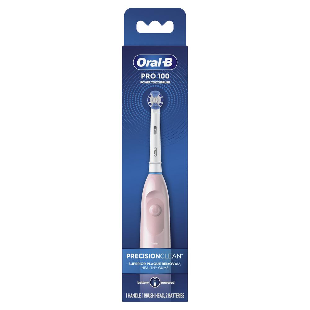 dom Børnecenter Halloween Oral-B Pro 100 Precision Clean Battery Powered Toothbrush - Shop  Toothbrushes at H-E-B