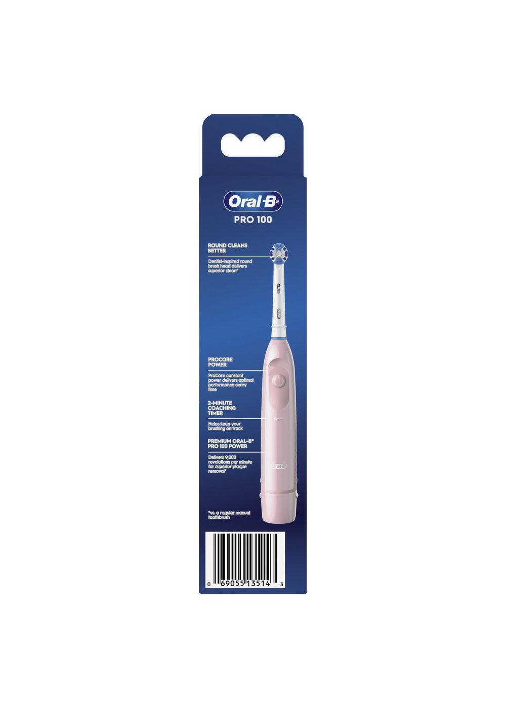 OralB Pro 100 Precision Clean Battery Powered Toothbrush Shop