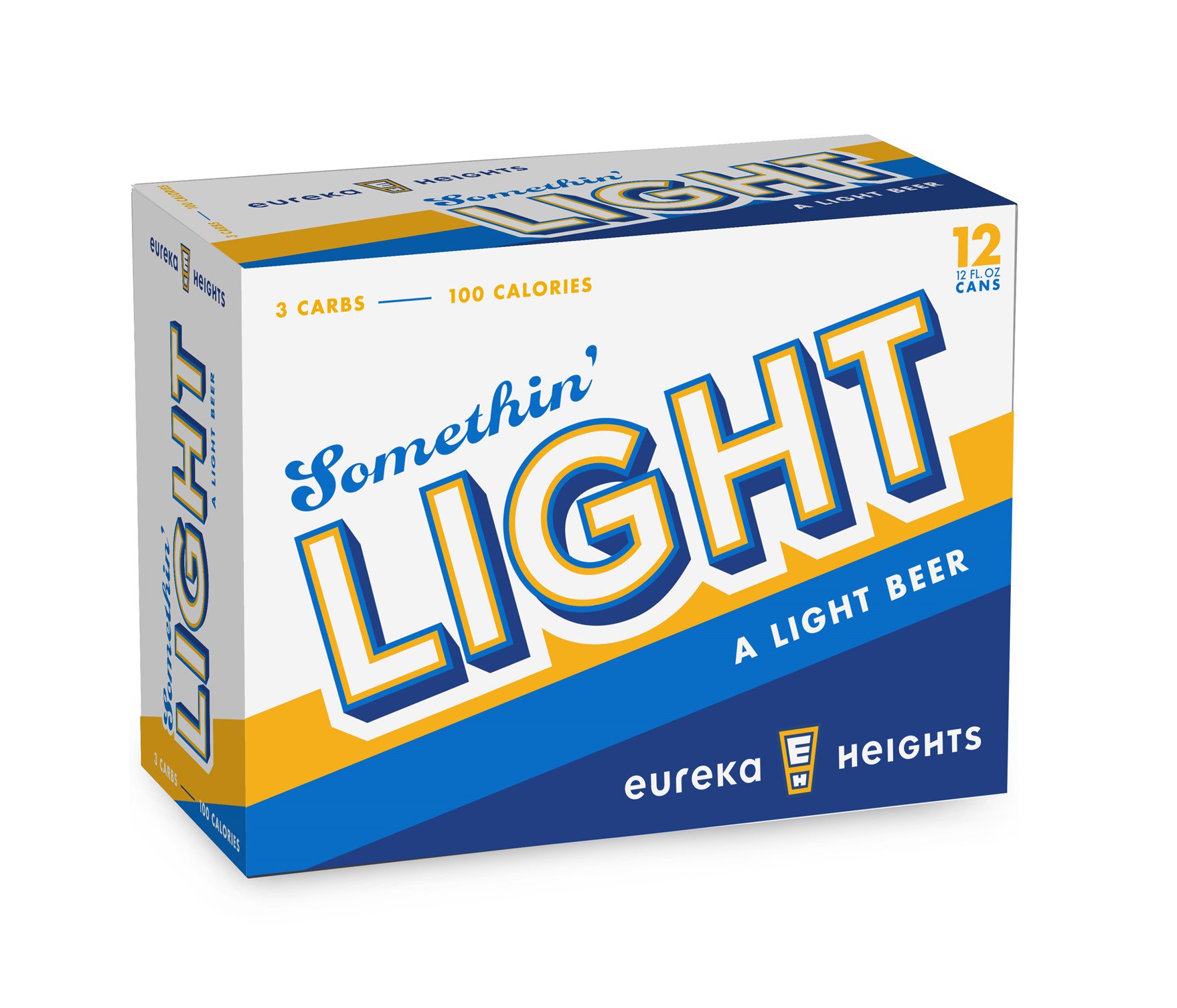 Eureka Heights Somethin' Light Beer 12 oz Cans Shop Beer at HEB