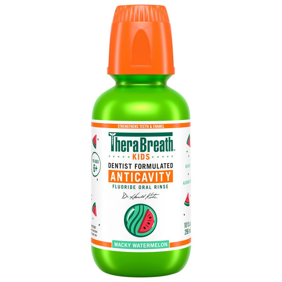 TheraBreath Kids Anticavity Oral Rinse - Wacky Watermelon, 10 oz