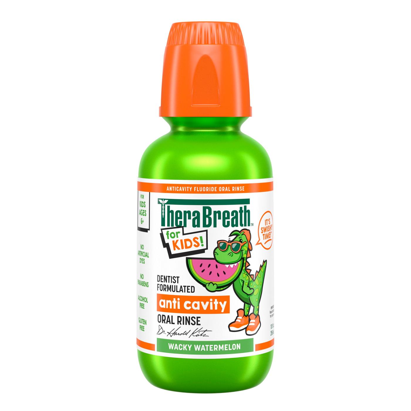 TheraBreath Kids Anticavity Oral Rinse - Wacky Watermelon; image 1 of 3