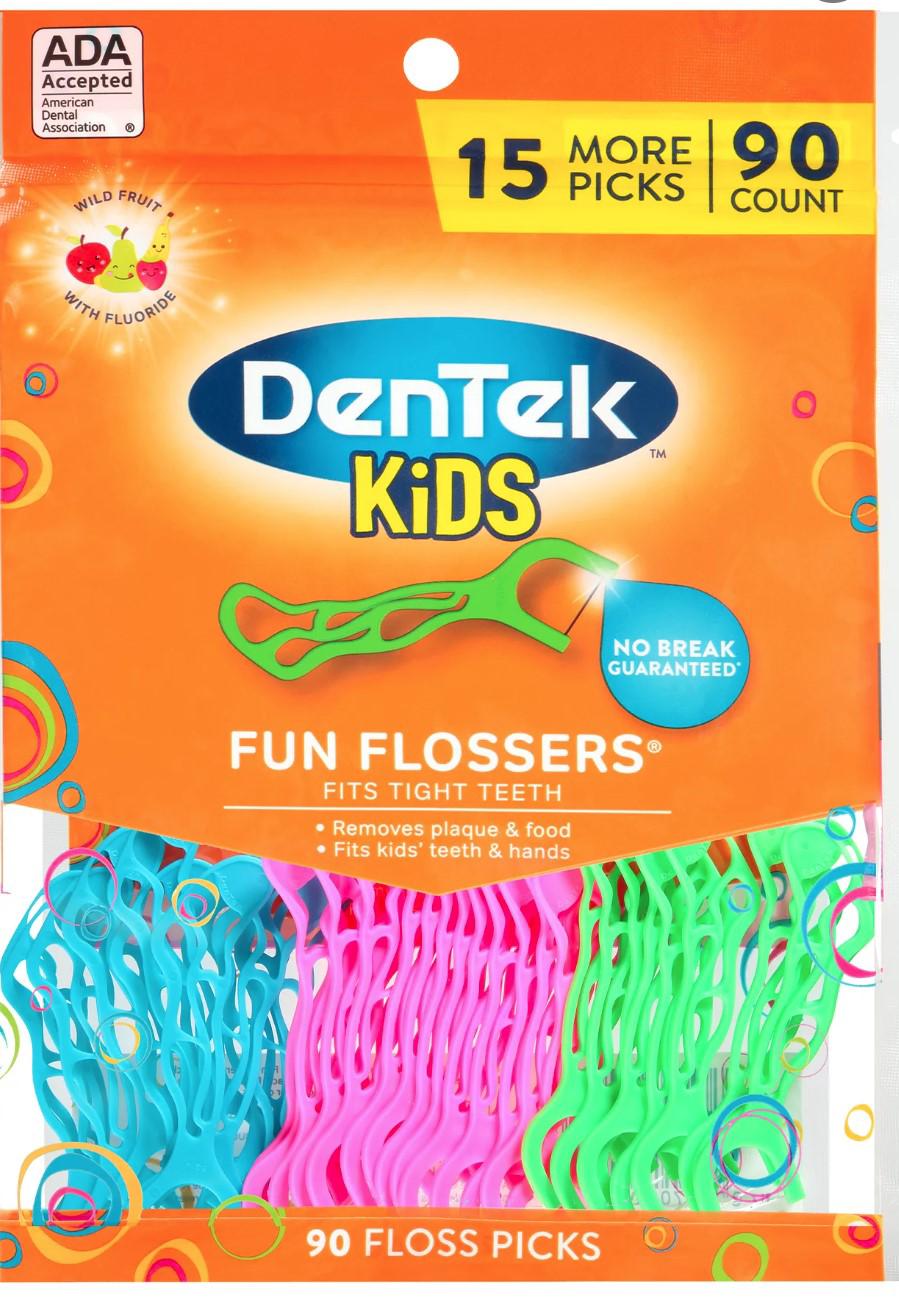 Dentek Kid S Fun Flossers Floss Pick