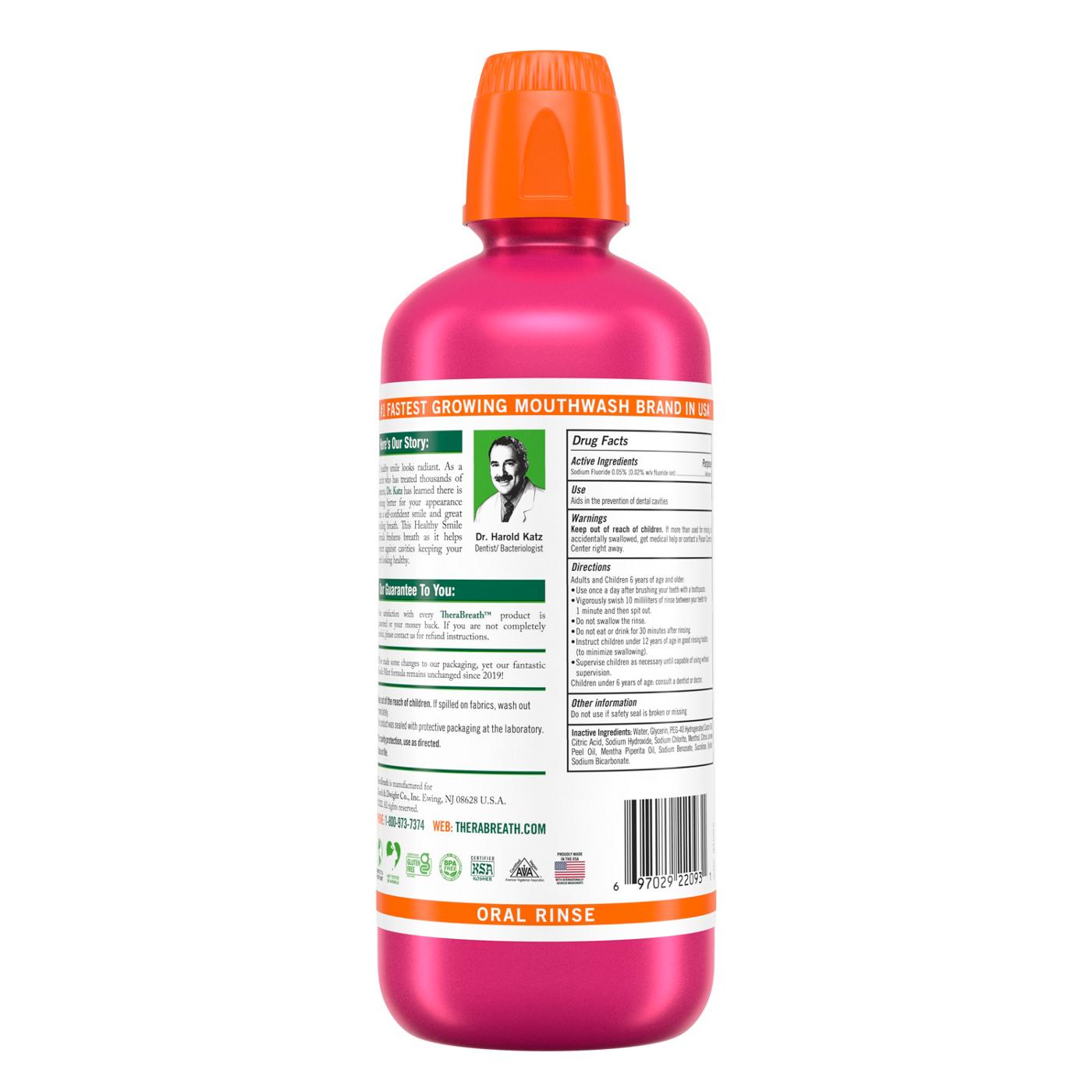 TheraBreath Anticavity Fluoride Mouthwash - Sparkle Mint; image 4 of 5