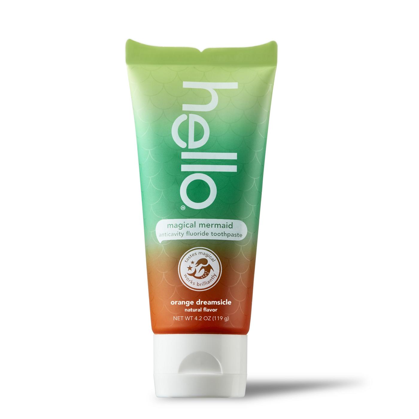 hello Magic Mermaid Fluoride Toothpaste - Orange Dreamsicle; image 1 of 7