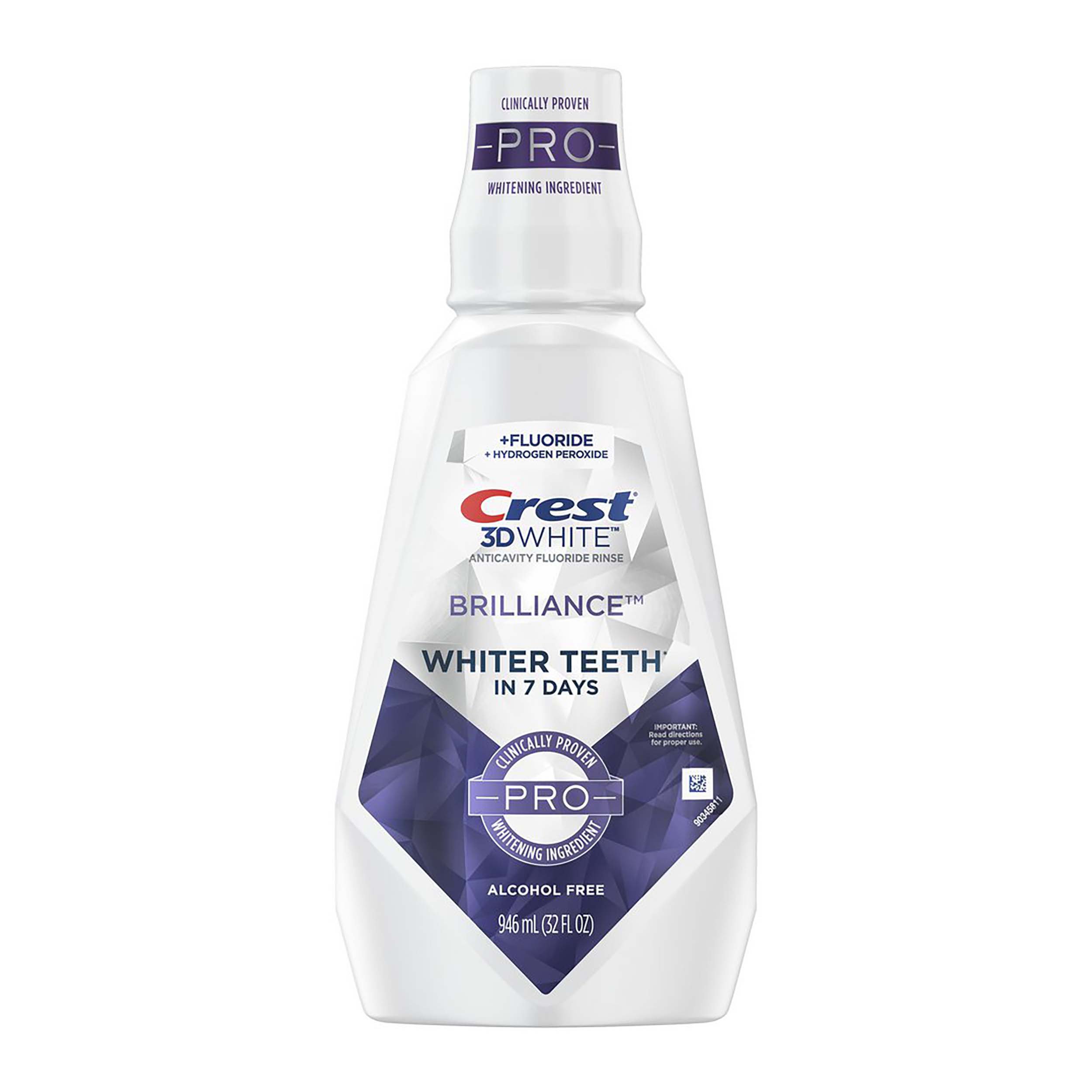 Crest 3D White Brilliance Pro Mouthwash Shop Mouthwash at HEB