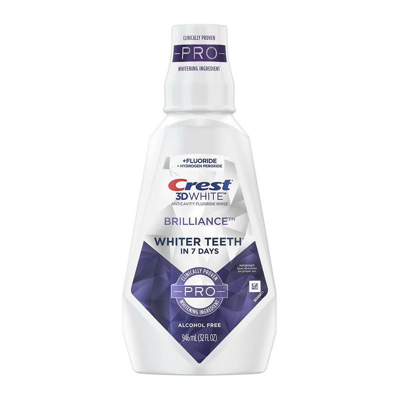 Crest 3D White Brilliance Pro Mouthwash; image 1 of 9