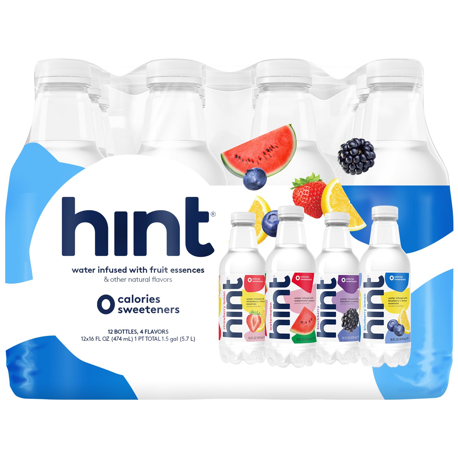 Hint Water Variety Pack 16 oz Bottles Shop Sports & Energy Drinks at