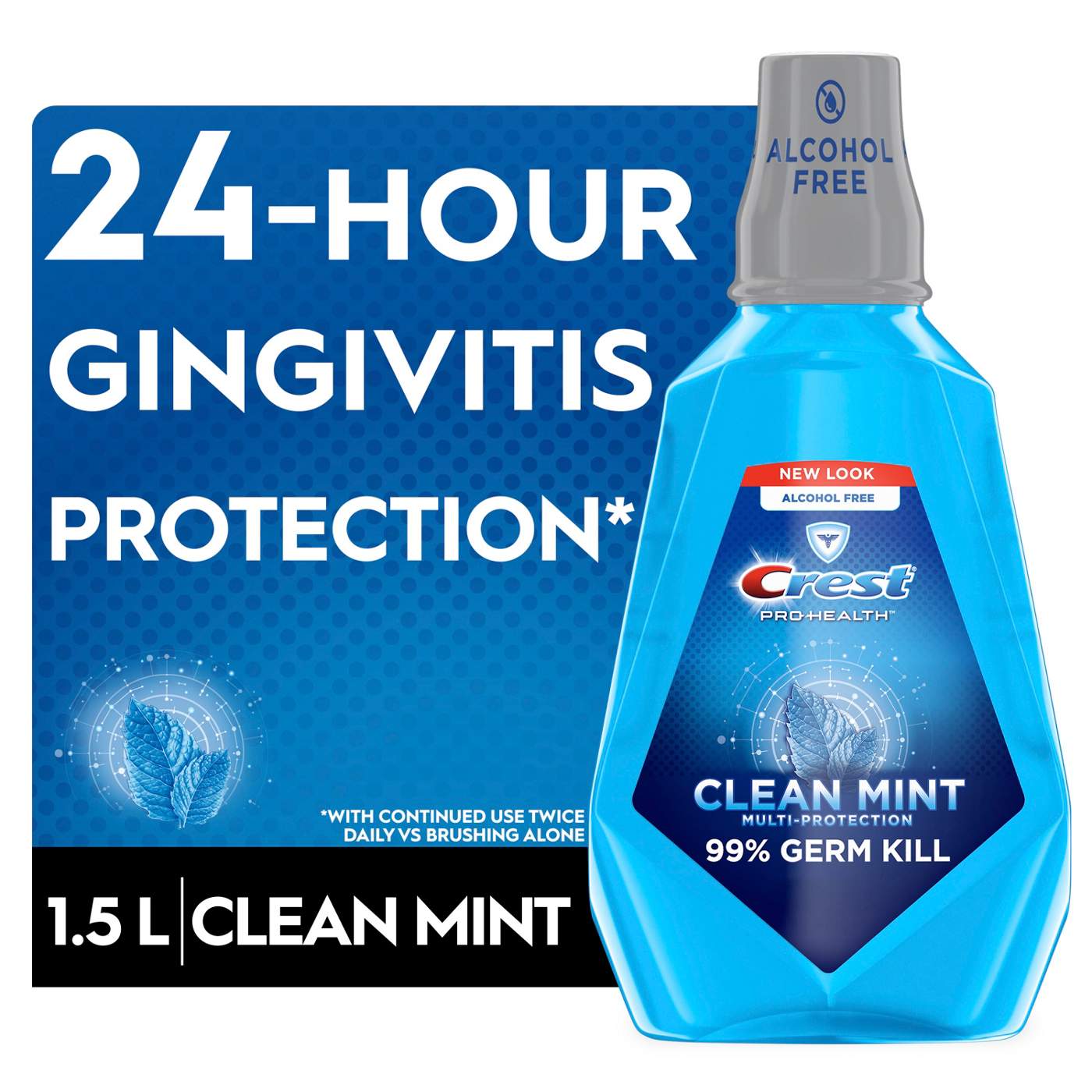 Crest Pro Health Multi-Protection Mouthwash - Clean Mint; image 5 of 5