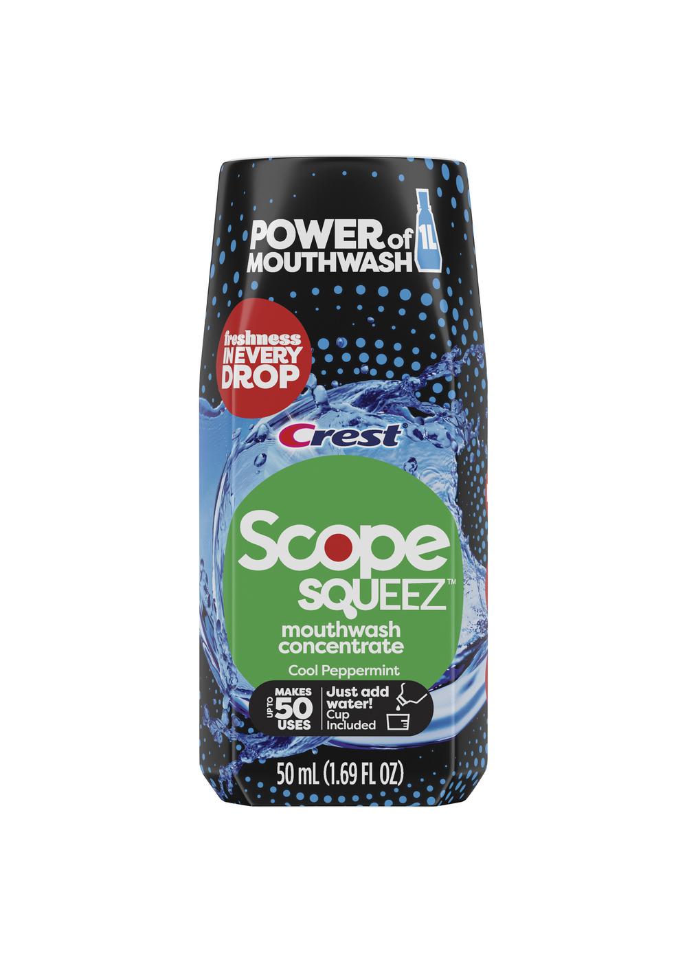 Crest Scope Squeez Mouthwash Concentrate - Cool Peppermint; image 1 of 8