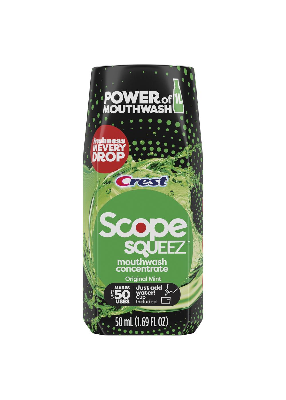 Crest Scope Squeez Mouthwash Concentrate - Original Mint; image 1 of 8