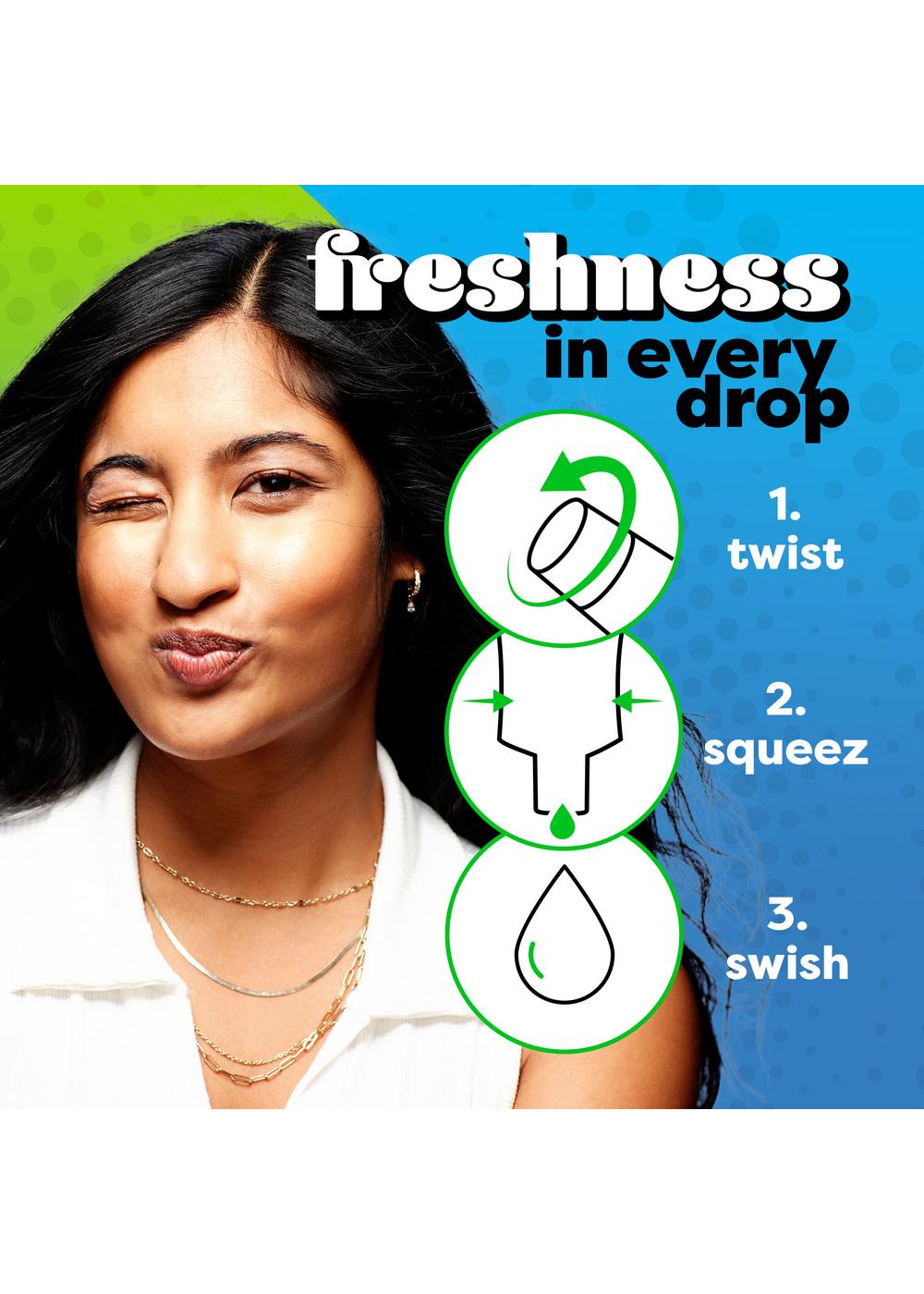 Crest Scope Squeez Mouthwash Concentrate Original Mint Shop