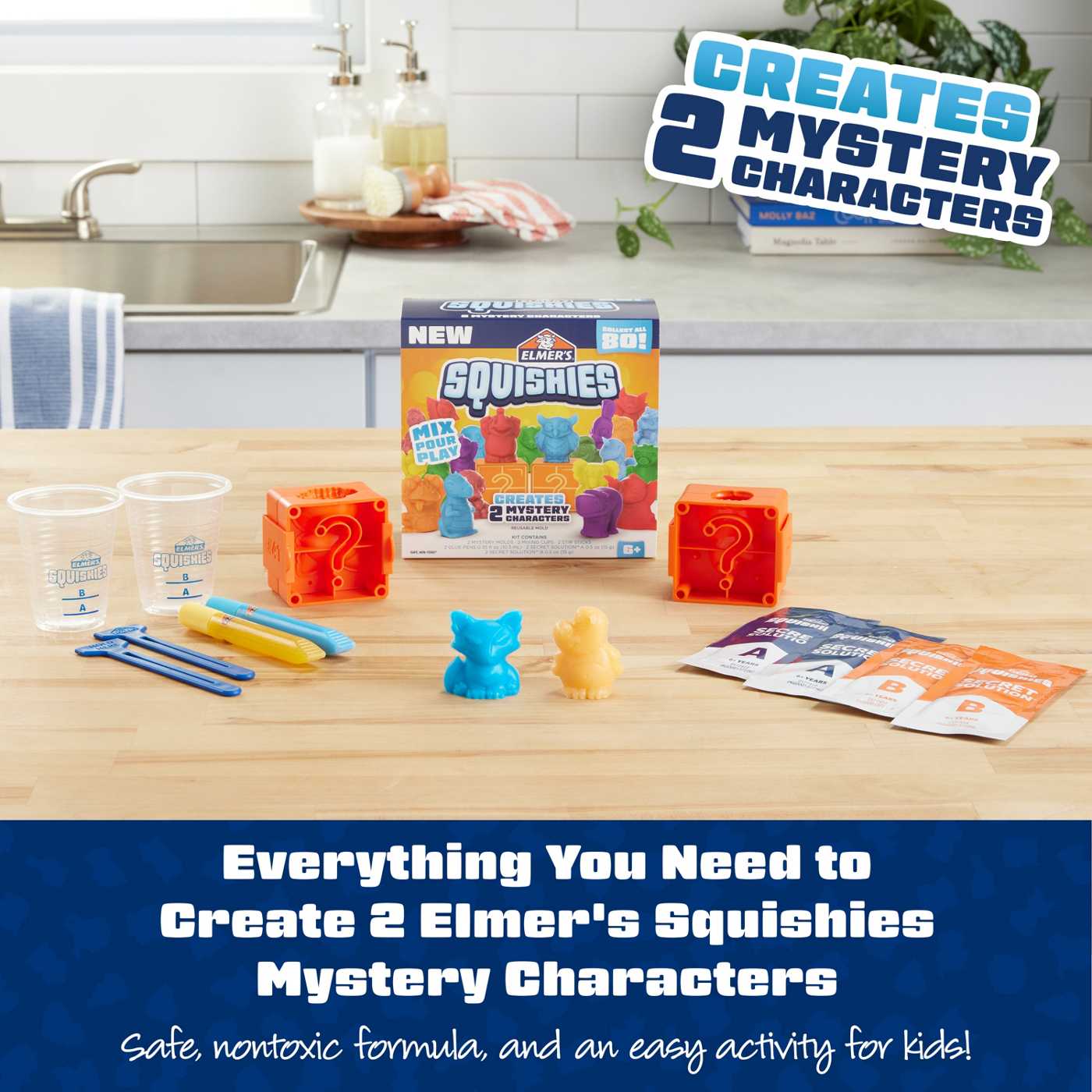 Elmer's Squishies Mystery Character Kit; image 2 of 2