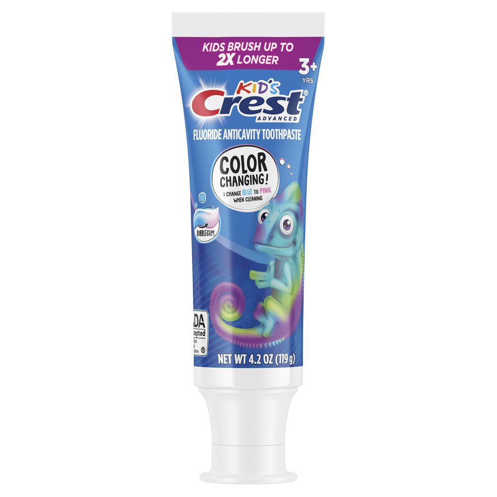 Crest Kid's Advanced Color Changing Toothpaste - Bubblegum - Shop ...