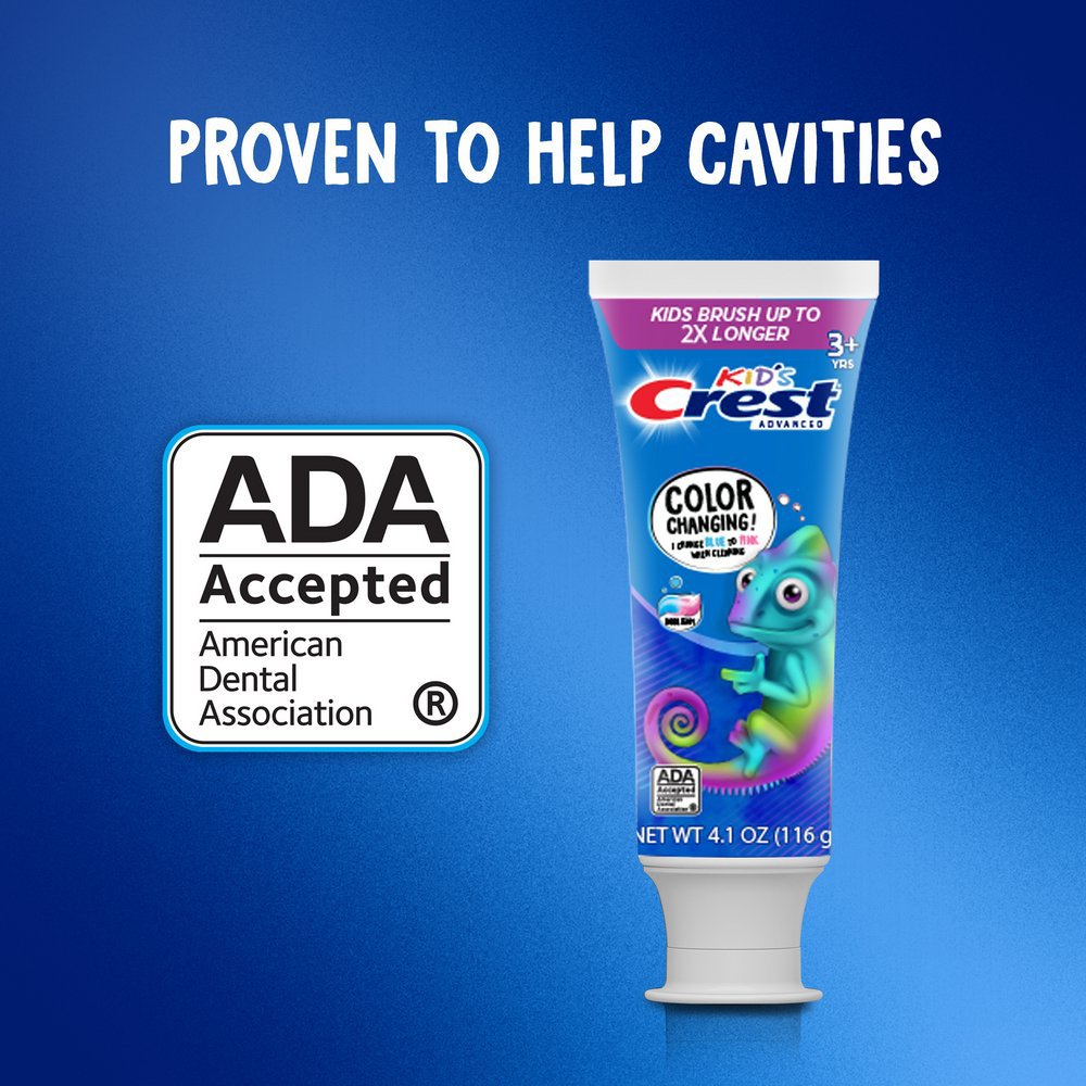 Crest Kid's Advanced Color Changing Toothpaste - Bubblegum - Shop ...