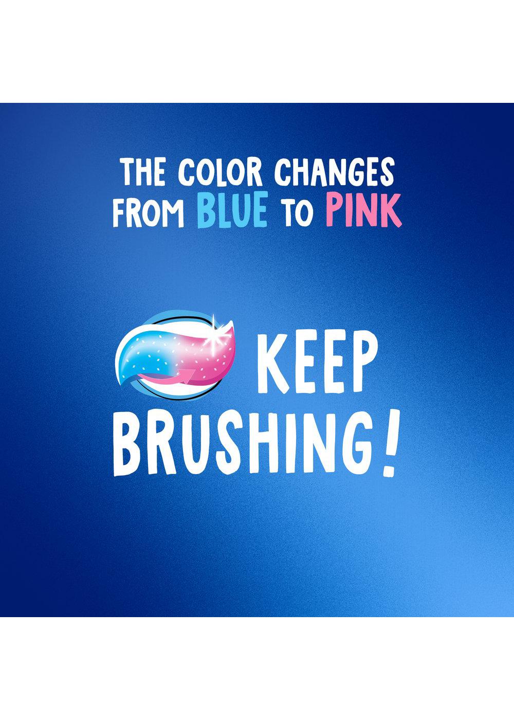 Crest Kid's Advanced Color Changing Toothpaste - Bubblegum; image 6 of 8