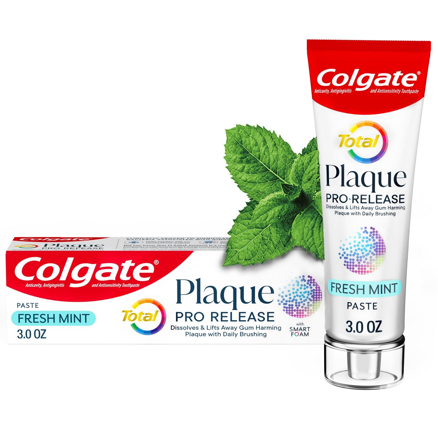 Colgate Total Plaque Pro Release Toothpaste - Fresh Mint; image 4 of 4