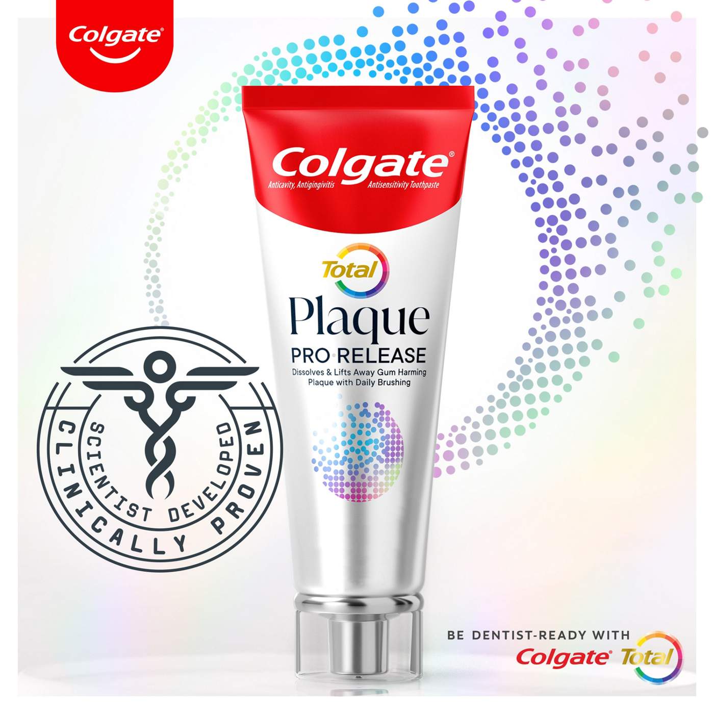 Colgate Total Plaque Pro Release Toothpaste - Fresh Mint; image 7 of 7