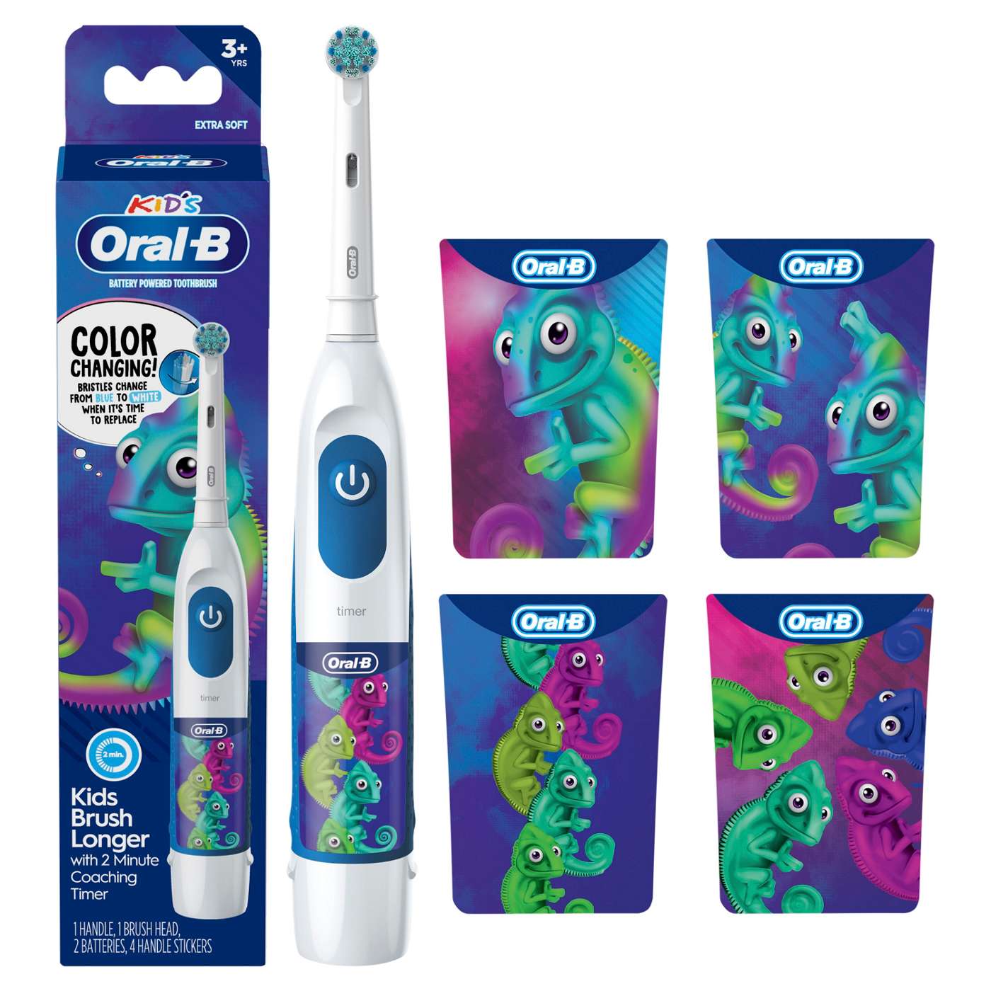 Oral-B Kid's Electric Battery Powered Toothbrush, Extra Soft Bristles; image 2 of 5