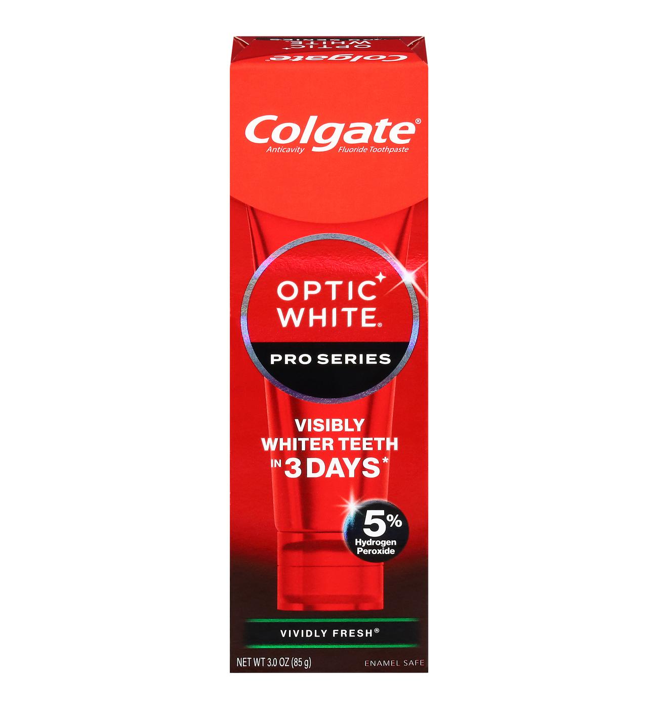 Colgate Optic White Pro Series Toothpaste - Vividly Fresh - Shop