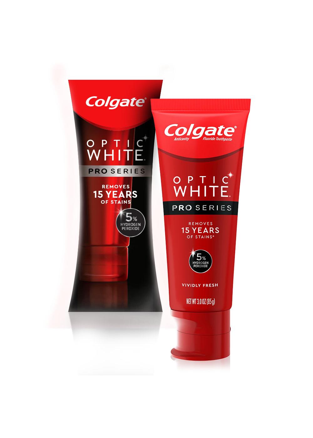 Colgate Optic White Pro Series Anticavity Toothpaste Vividly Fresh