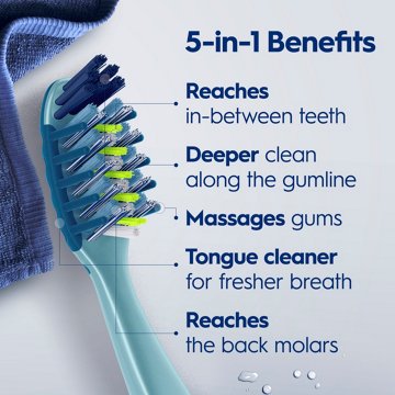 Oral-B Cross Action All In One Toothbrush Value Pack - Soft