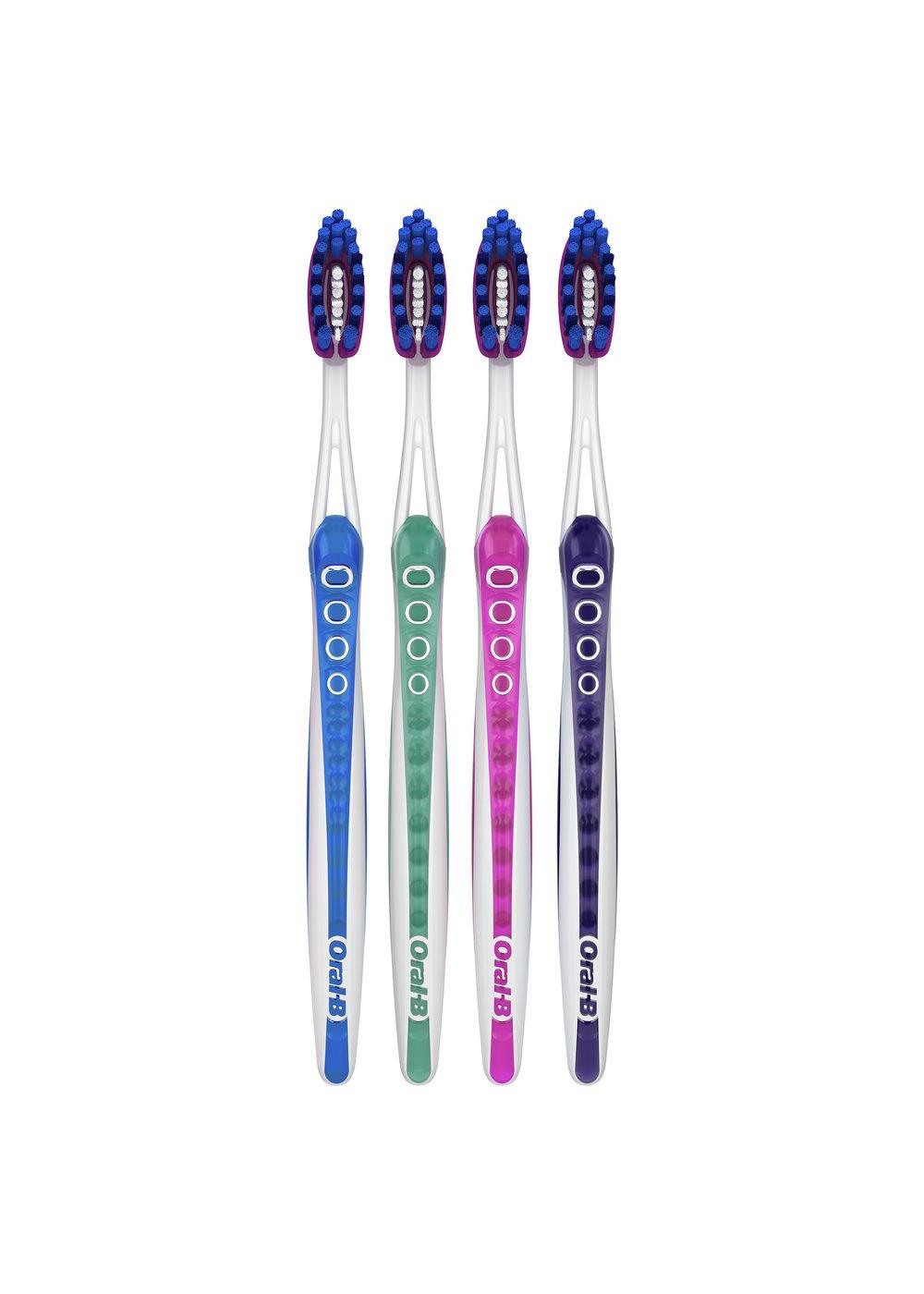 Oral-B 3D White Pro-Flex Stain Eraser Toothbrushes - Medium; image 8 of 9