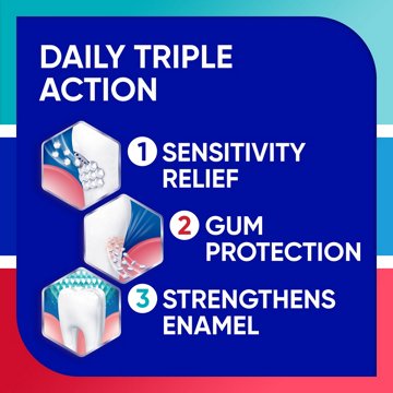 Sensodyne Toothpaste Sensitivity Gum and Enamel, Triple Protection, Refreshing Fluoride Toothpaste, Mint Flavor