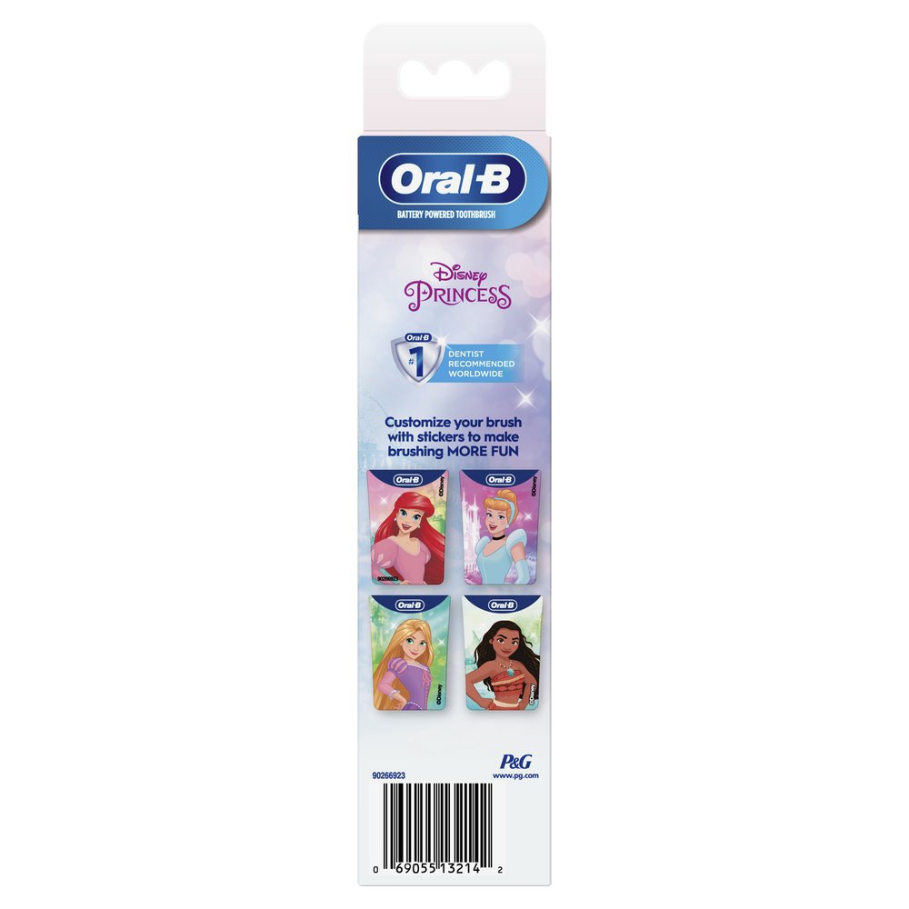 Oral-B Kid's Battery Toothbrush Featuring Disney's Princesses - Soft ...