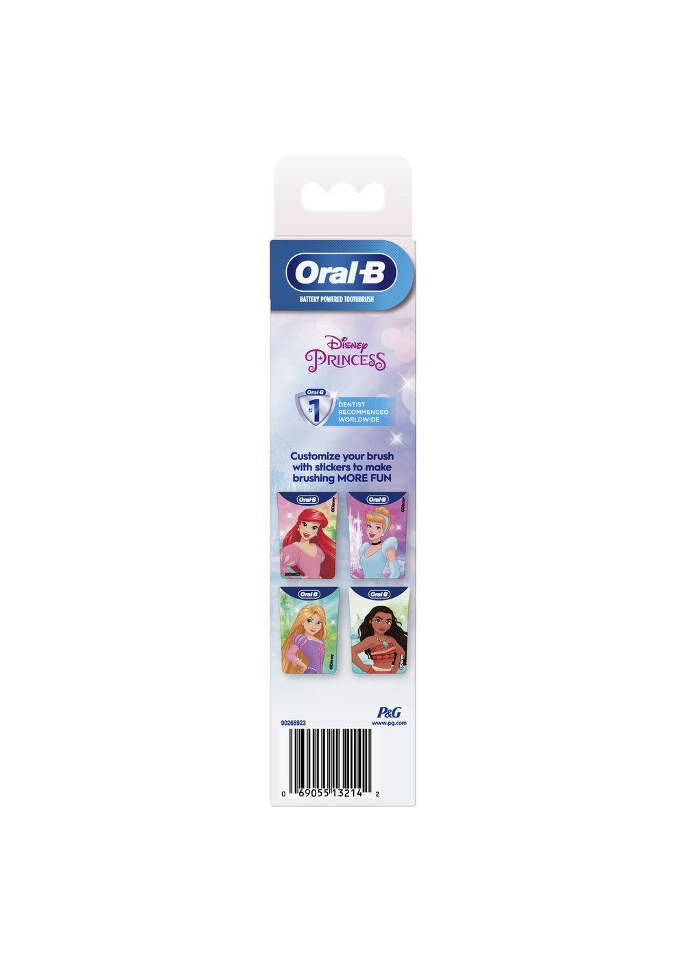 Oral-B Kid's Battery Toothbrush featuring Disney's Princesses - Soft Bristles; image 6 of 10