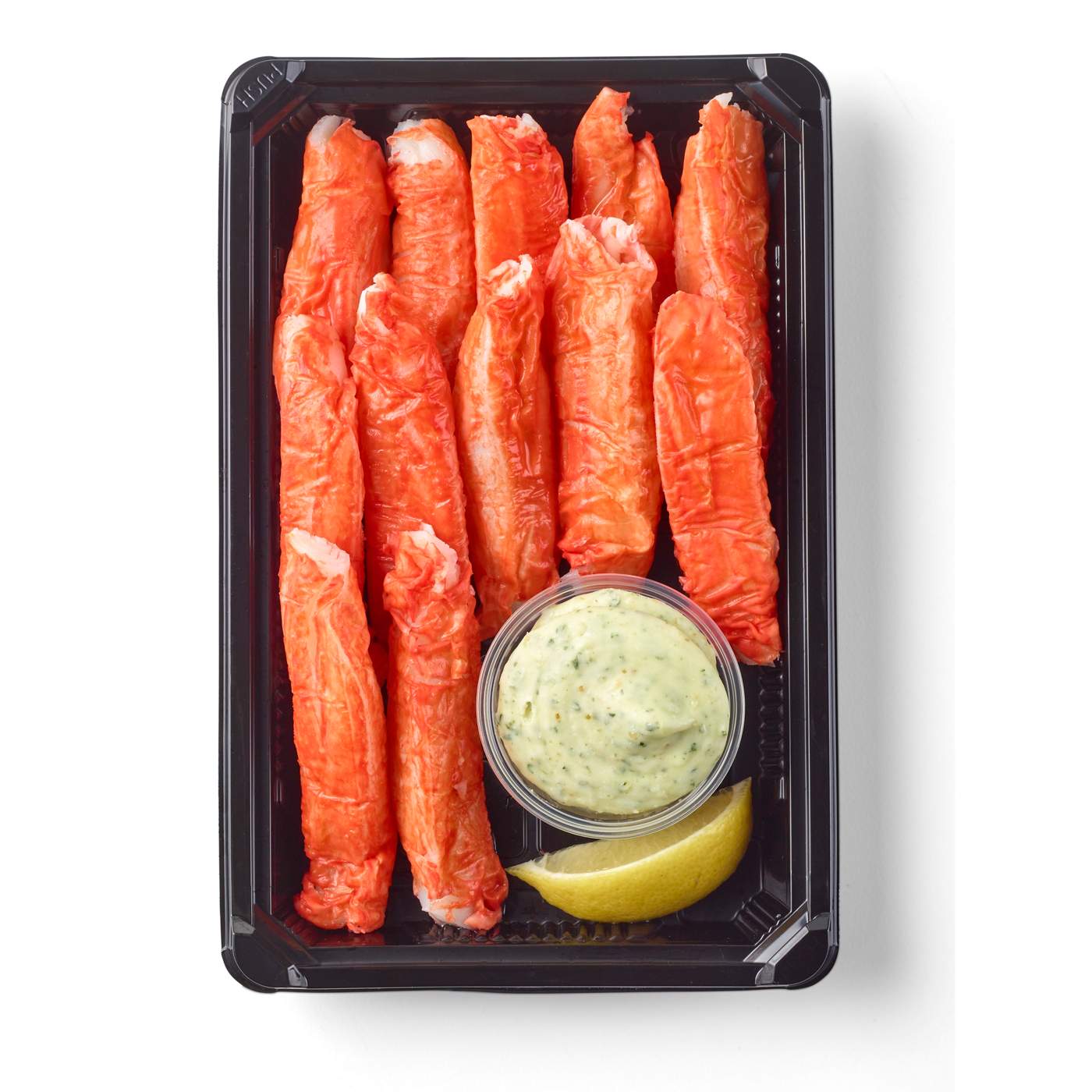 H-E-B Fish Market Imitation Snow Crab Legs & Butter; image 1 of 2