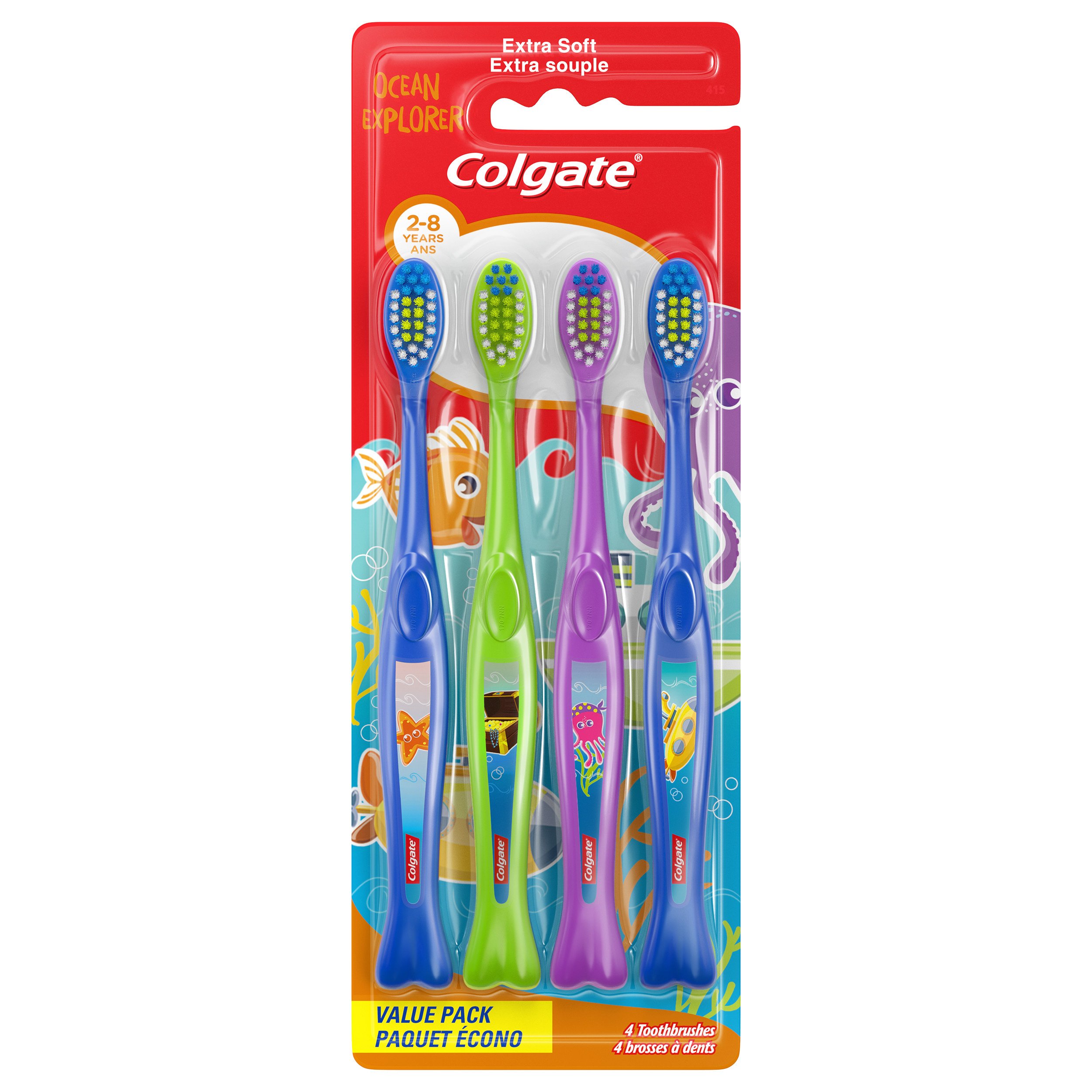 Colgate Kids Ocean Explorer Extra Soft Toothbrushes - Shop Toothbrushes ...