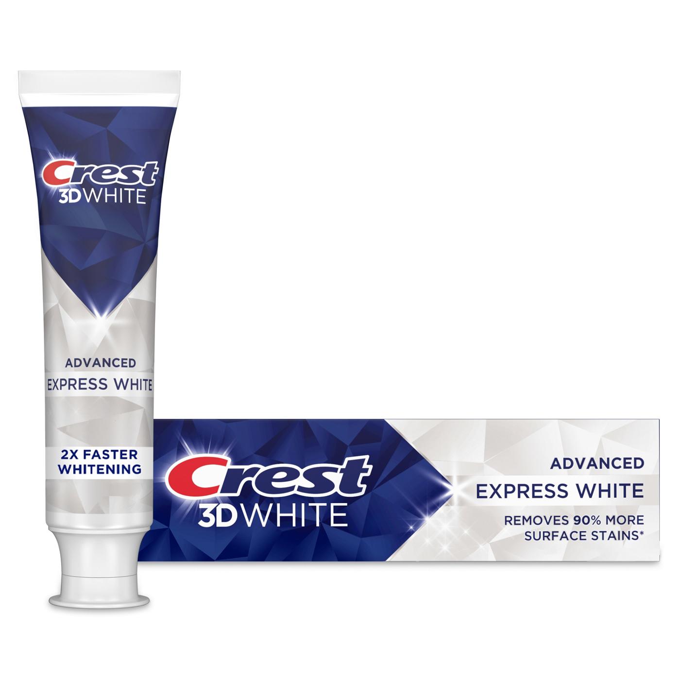 Crest 3D White Advanced Whitening Toothpaste - Express White; image 2 of 16
