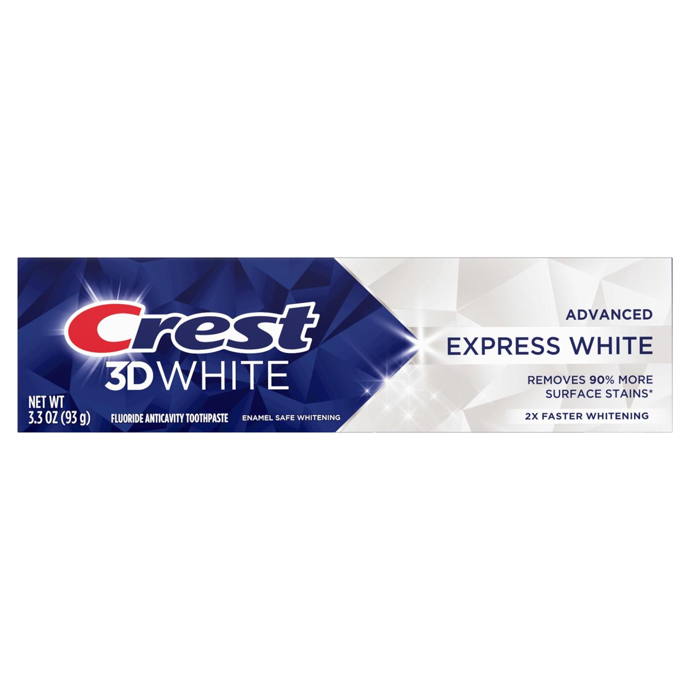 Crest 3D White Advanced Whitening Toothpaste - Express White; image 1 of 16