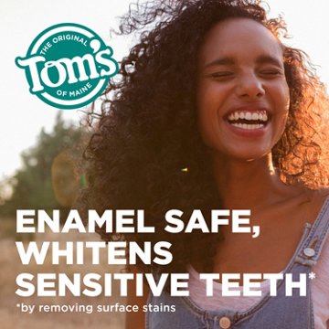 Tom's of Maine Sensitive + Whitening Toothpaste - Refreshing Mint