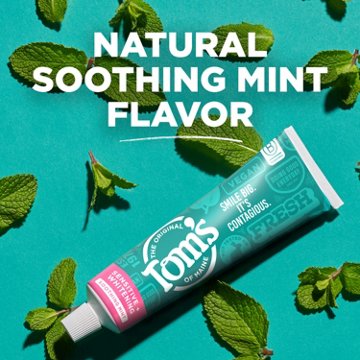 Tom's of Maine Sensitive + Whitening Toothpaste - Refreshing Mint