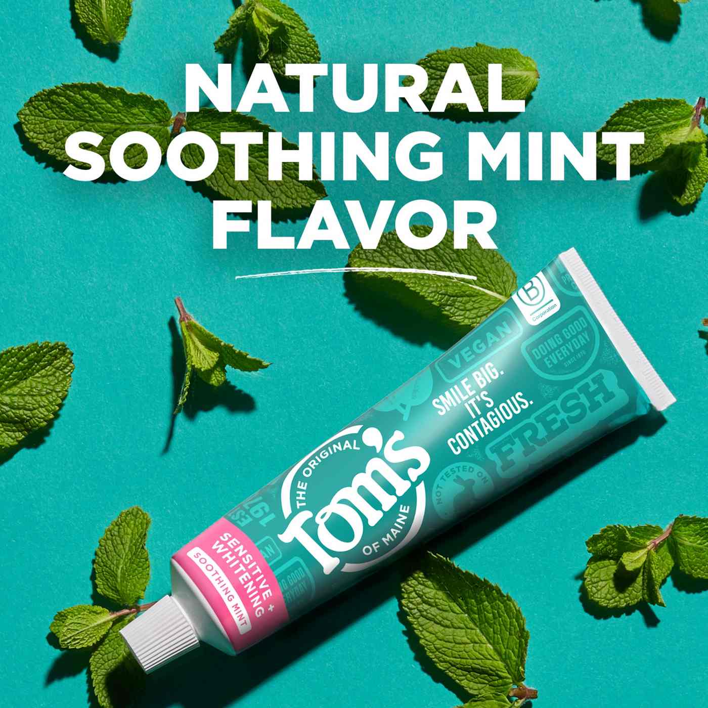 Tom's of Maine Sensitive + Whitening Toothpaste - Soothing Mint; image 6 of 9